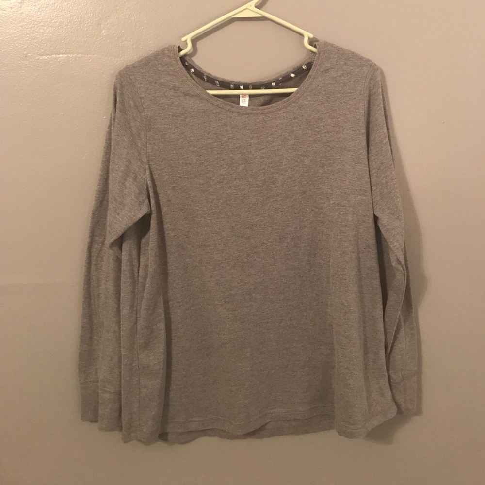 Gray Long Sleeve Shirt